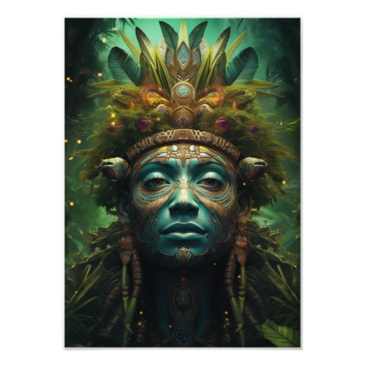 Geist der Ayahuasca Fotodruck (Vorne)