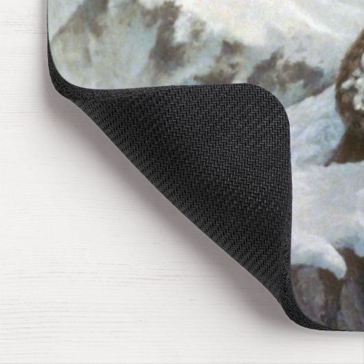 Geist der Berge, Schnee-Leopard Mousepad (Ecke)