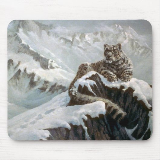 Geist der Berge, Schnee-Leopard Mousepad (Vorne)