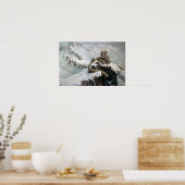 Geist der Berge, Schneeleopard Poster (Küche)