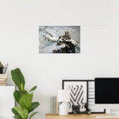 Geist der Berge, Schneeleopard Poster (Heimbüro)