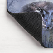 Geist der blauer Fox-Kunst Mousepad (Ecke)