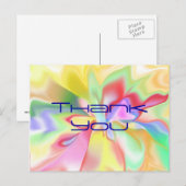 Geist der Blume Danke Postcard Postkarte (Vorne/Hinten)