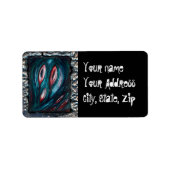 Geist der Einsamkeit Adressaufkleber (Vorne)