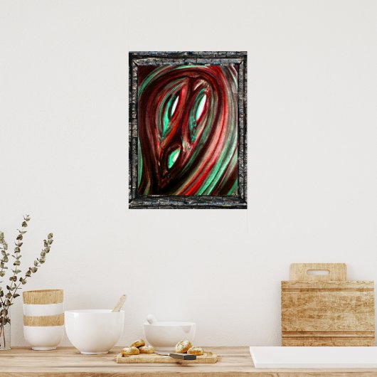 Geist der Einsamkeit Poster (Küche)