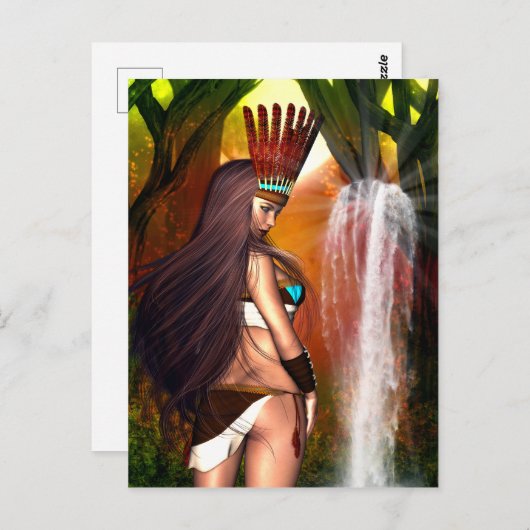 Geist der Fälle Postkarte (Vorne/Hinten)