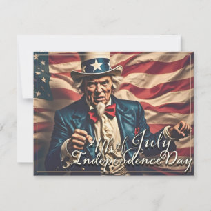 Geist der Freiheit in Rot, Weiß und Blau