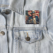 Geist der Freiheit in Rot, Weiß und Blau Button (Beispiel)