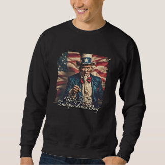 Geist der Freiheit in Rot, Weiß und Blau Sweatshirt