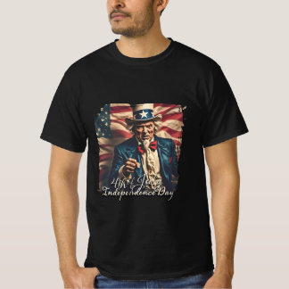 Geist der Freiheit in Rot, Weiß und Blau T-Shirt