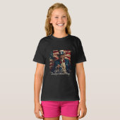 Geist der Freiheit in Rot, Weiß und Blau T-Shirt (Vorne ganz)