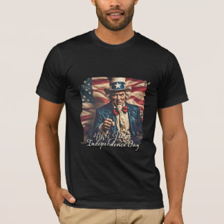 Geist der Freiheit in Rot, Weiß und Blau T-Shirt