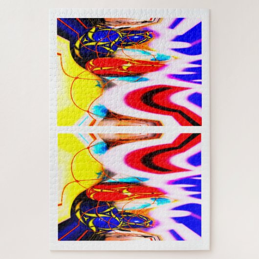 Geist der Fußballkunst Puzzle (Vertikal)