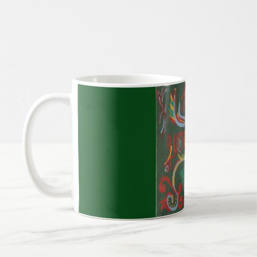 "Geist der gebürtigen" Kunst-Druck-Tasse Kaffeetasse (Links)