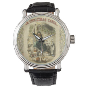 Geist der gegenwärtigen Weihnacht Scrooge Armbanduhr