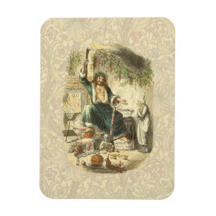 Geist der gegenwärtigen Weihnacht Scrooge  Magnet