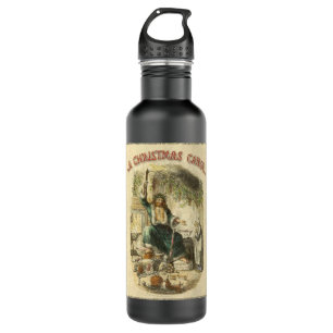 Geist der gegenwärtigen Weihnacht Scrooge Trinkflasche