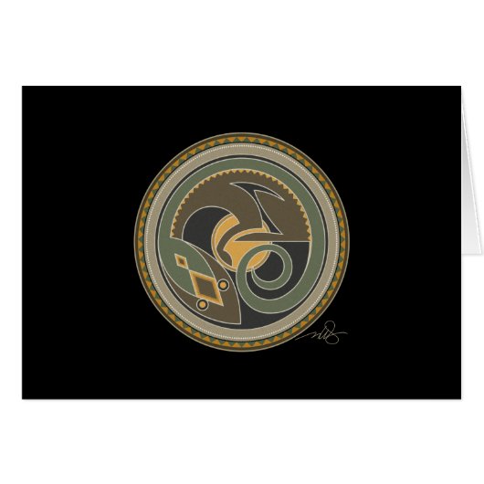 Geist der Grußkarte von Lizard (Vorderseite (Horizontal))
