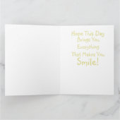 Geist der Hawk Geburtstagskarte Große Karte (Innenseite)