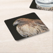 Geist der Hawk Rechteckiger Pappuntersetzer (angewinkelt)