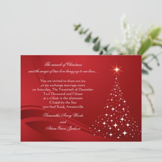 Geist der Hochzeit Einladung (Stehend Vorderseite)