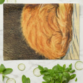 Geist der Ingwerkatze Geschirrtuch (Gefaltet)