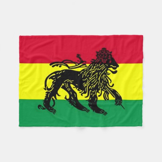 Geist der Jamaika-Flaggen-Fleece-Decke Fleecedecke (Vorderseite (Horizontal))