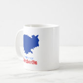 Geist der Kambodscha Blaue Karte Kaffeetasse (Vorderseite Links)