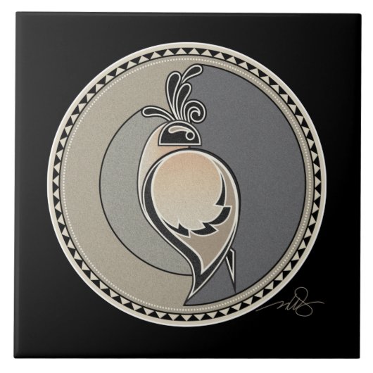 Geist der Keramik Fliese (Vorderseite)