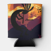 Geist der Kokopelli Wüste Landschaft Sonnenunterga Dosenkühler (Vorderseite)