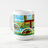 Geist der Kunst an der Costa del Sol Kaffeetasse (Vorderseite Links)