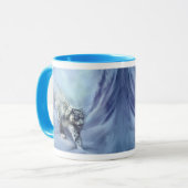Geist der Kunst-Tasse des Schnee-2 Tasse (Vorderseite Links)