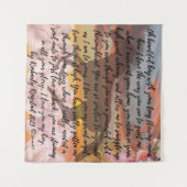 Geist der Liebe Wandteppich (Vorderseite (Horizontal))