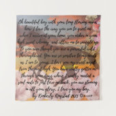 Geist der Liebe Wandteppich (Vorderseite)