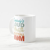 Geist der Loud Mouth Basketball-Mama Kaffeetasse (Vorderseite Links)