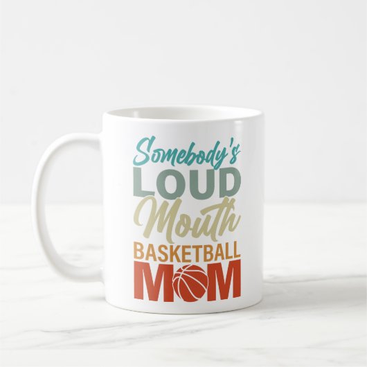 Geist der Loud Mouth Basketball-Mama Kaffeetasse (Links)