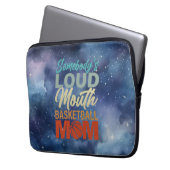 Geist der Loud Mouth Basketball-Mama Laptopschutzhülle (Vorderseite Links)