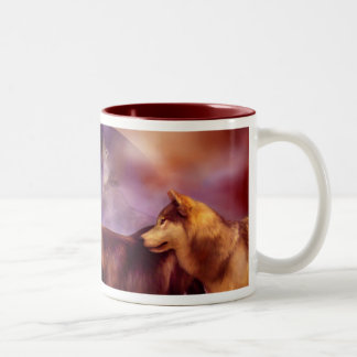 Geist der Mond-Tasse Zweifarbige Tasse