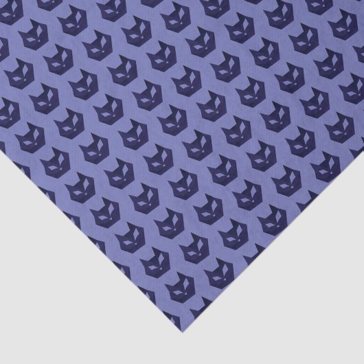 Geist der Nacht - schwarze Katze Seidenpapier (Ausschnitt)