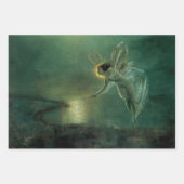 Geist der Nacht von Grimshaw, Viktorianische Fee Geschenkpapier Set (Vorderseite)