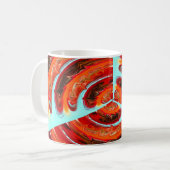 Geist der Orangenkunst Kaffeetasse (Vorderseite Links)