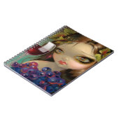 "Geist der Rebe: Merlot-" Notizbuch Notizblock (Linke Seite)