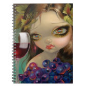 "Geist der Rebe: Merlot-" Notizbuch Notizblock (Vorderseite)
