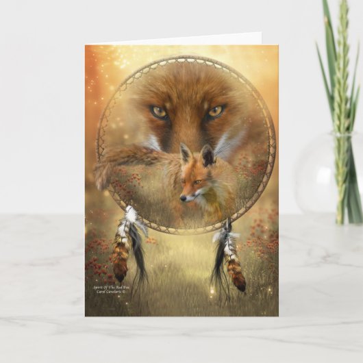 Geist der Red Fox ArtCard Karte (Vorderseite)