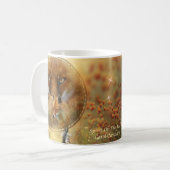 Geist der roter Fox-Kunst-Tasse Kaffeetasse (Vorderseite Links)