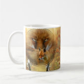 Geist der roter Fox-Kunst-Tasse Kaffeetasse (Links)