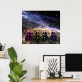 Geist der Samurai Poster (Heimbüro)