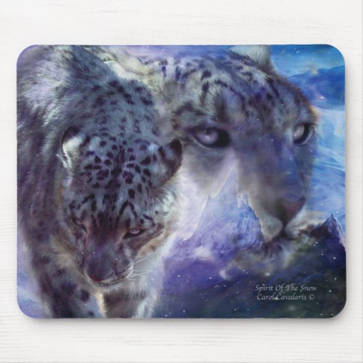 Geist der Schnee-Kunst Mousepad (Vorne)