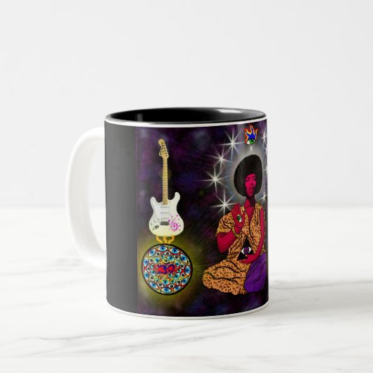 Geist der Sechziger Zweifarbige Tasse (Vorderseite Links)