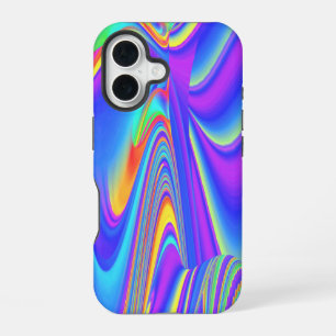Geist der Sommerbrise, abstrakte 3D-Regenbogenkuns iPhone 16 Hülle